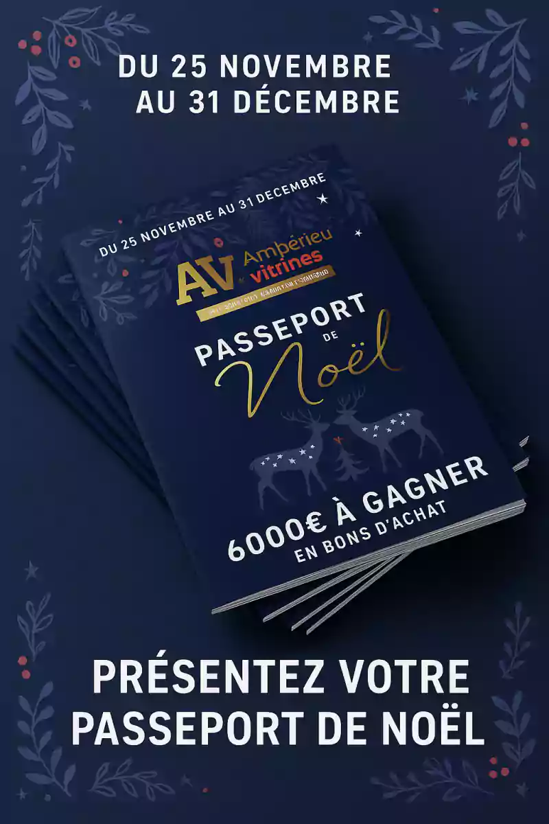 Passeport de no&euml;l 2025 par Amb&eacute;rieu Vitrines
