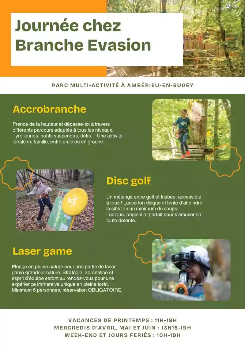 Vacances avec Branche Evasion